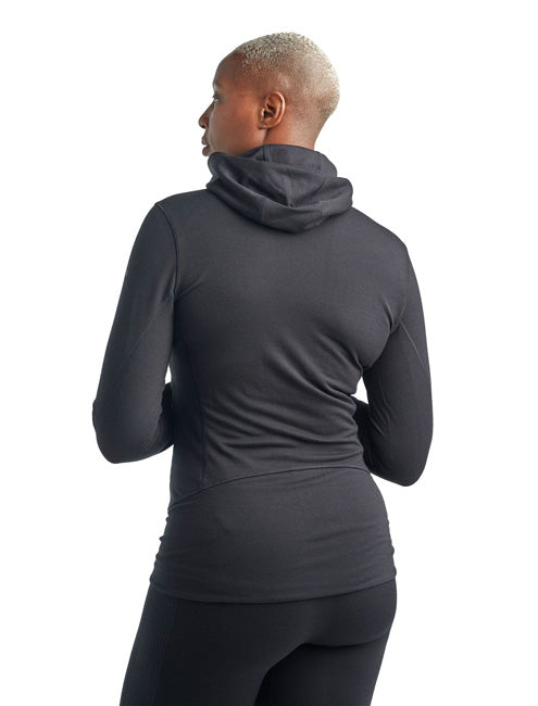 Icebreaker Womens Quantum Zip LS Hood