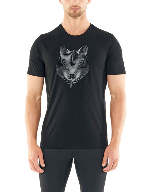 Icebreaker Mens Tech Lite SS Crew Fox