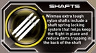 WINMAU FOXFIRE 80% TUNGSTEN DART 22G