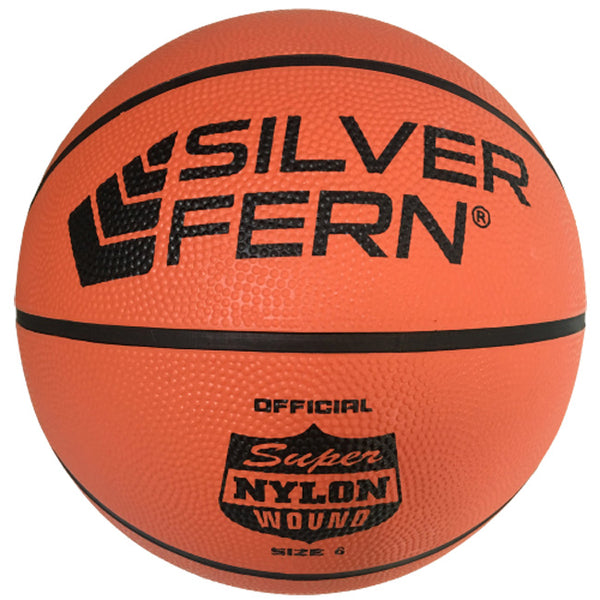 Silver Fern Nylon Wound Basketball Sz 5