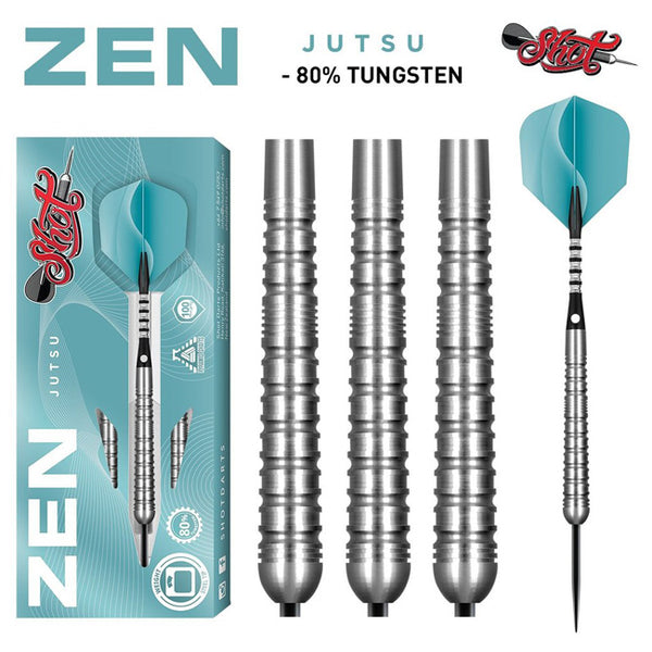 Zen Jutsu Steel Tip Dart Set-80% Tungste
