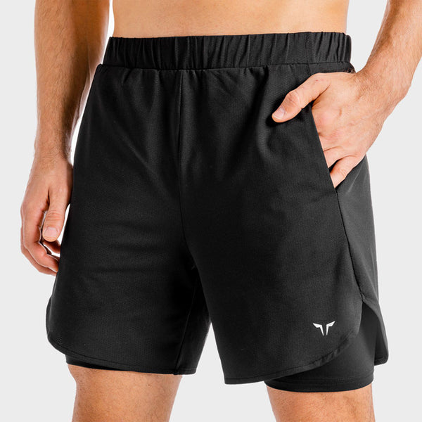 Squat Wolf Men’s Core Mesh 2-In-1 Shorts