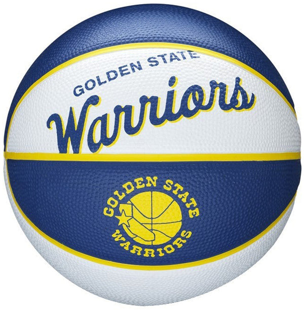 Wilson NBA Retro Mini Basketball Golden State Warriors