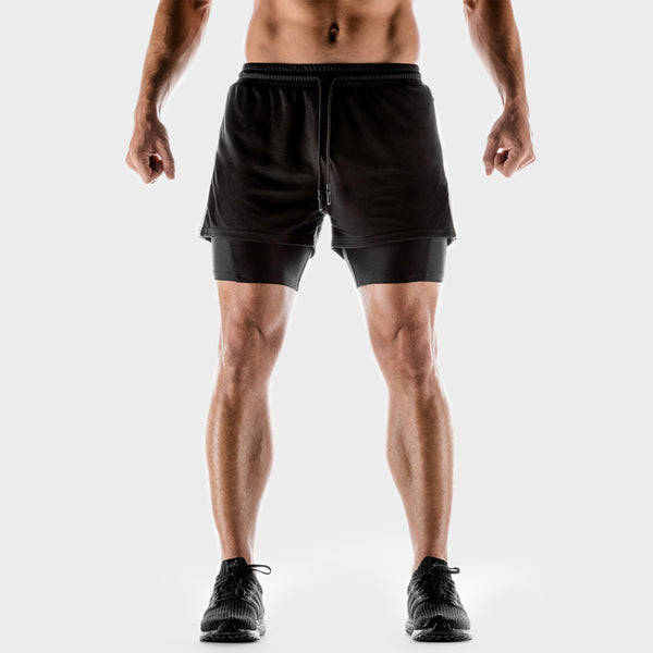 Squat Wolf Men’s Hybrid 2-In-1 Shorts