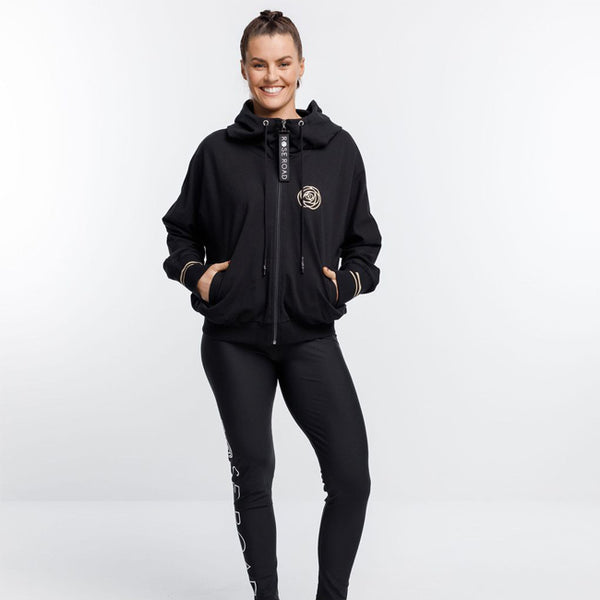 Rose Road Roxy Bomber Gold Cuff & Badge