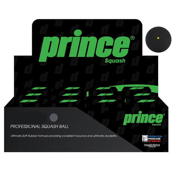 Prince Single Yellow Dot Squash Ball