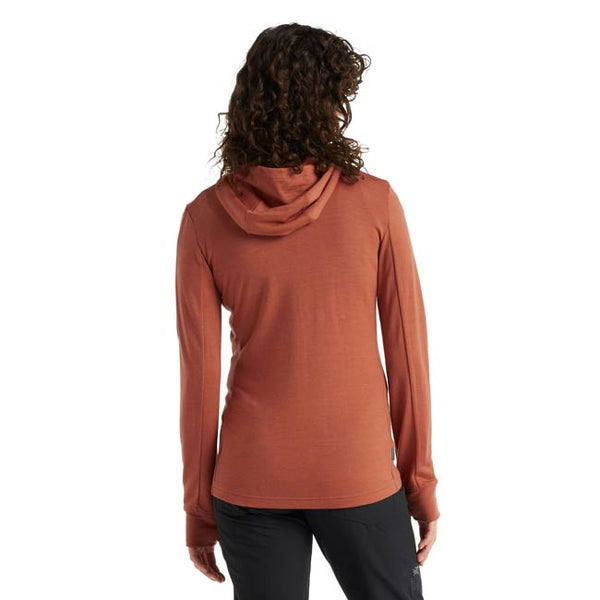 Icebreaker Womens Merino Quantum III Long Sleeve Zip Hoodie CL 2023