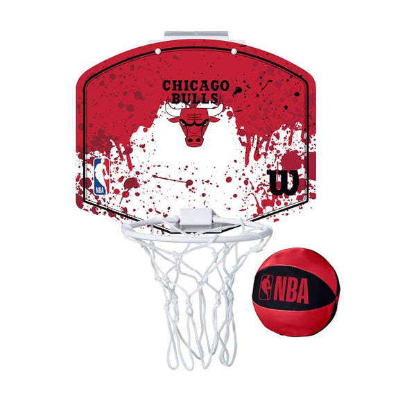 Chicago Bulls Wilson NBA Team Mini Hoop Indoor Basketball Backboard