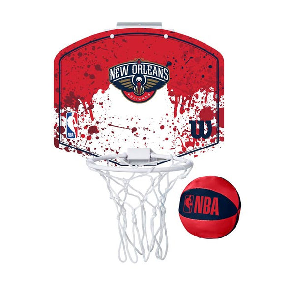 New Orleans Pelicans Wilson NBA Team Mini Hoop Indoor Basketball Backboard