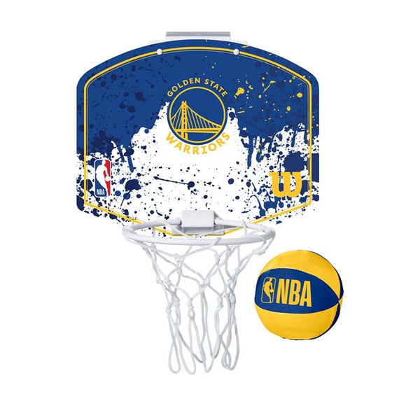 Golden State Warriors Wilson NBA Team Mini Hoop Indoor Basketball Backboard
