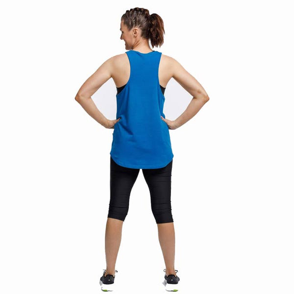 Rose Road Racerback Singlet - with Large Gloss Rose CL 2023