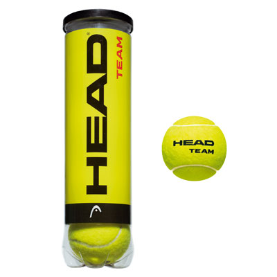 HEAD TEAM TENNIS BALL 3 BALL TUBE