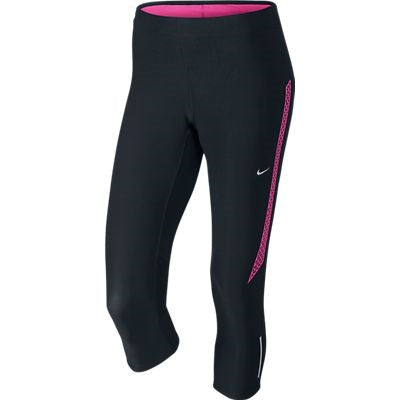 NIKE WOMENS TECH 2 CAPRI BLACK PINK
