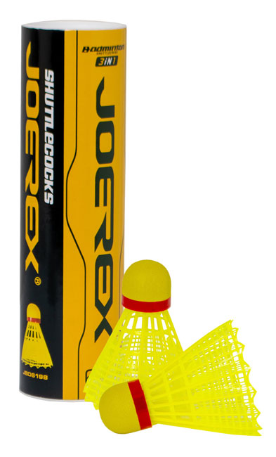 Joerex Nylon Shuttlecocks 6 Tube
