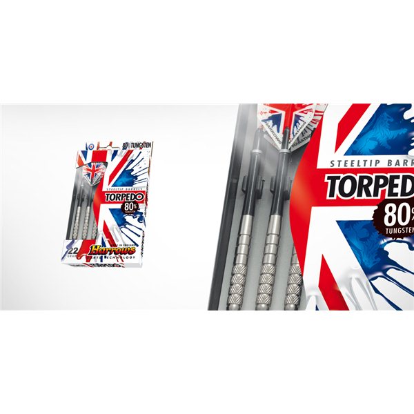 HARROWS 80% TUNGSTEN TORPEDO DARTS 27G