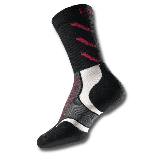 THORLO EXPERIA CREW SOCK JET RED