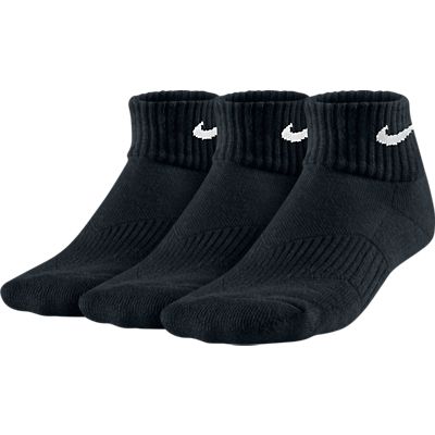NIKE 3 PACK COTTON CUSHION MINI CREW SOC