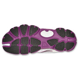 BROOKS WOMEN PURE FLOW SHOE WHITE/PURPLE