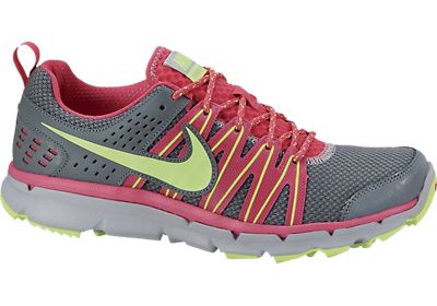 NIKE WOMENS FLEX TRAIL 2 GREY PINK LIME