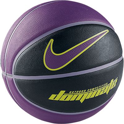 NIKE DOMINATE SIZE 7 BASKETBALL BLK PURP