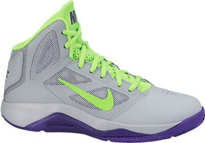 NIKE DUAL FUSION BASKETBALL BOOT GRY/PUR