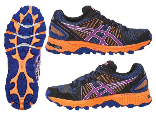 ASICS WOMEN FUJI TRABUCO 2 PURPLE/FUSCHI