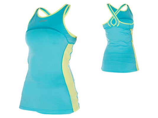ASICS WOMEN AYAMI TANK TOP BLUE AQUARIUM