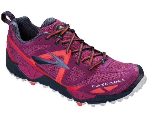 BROOKS WOMENS CASCADIA 9 TRAIL RUN SHOE