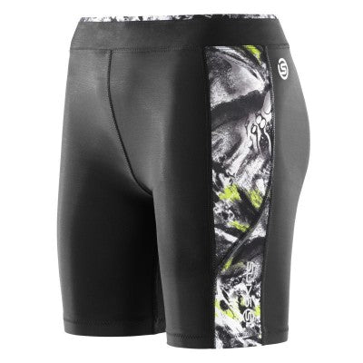 SKINS WOMEN A200 COMPRESSION SHORTS ACID