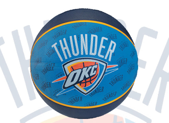 SPALDING NBA TEAM OKC SIZE 7 BASKETBALL