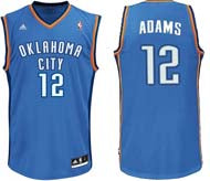 ADIDAS NBA OKLAHOMA ADAMS SWINGMAN JERSY