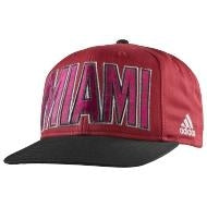 ADIDAS MIAMI HEAT NBA FLAT CAP