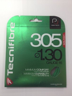 TECNIFIBRE 305 1.30MM GREEN SQUASH
