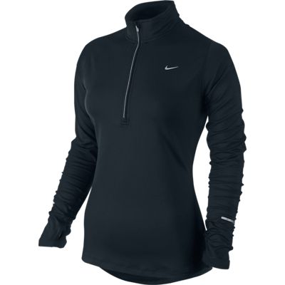 NIKE WOMENS ELEMENT HALF ZIP TOP