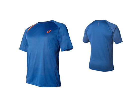 ASICS MENS PERFORMANCE TEE SKYFALL BLUE