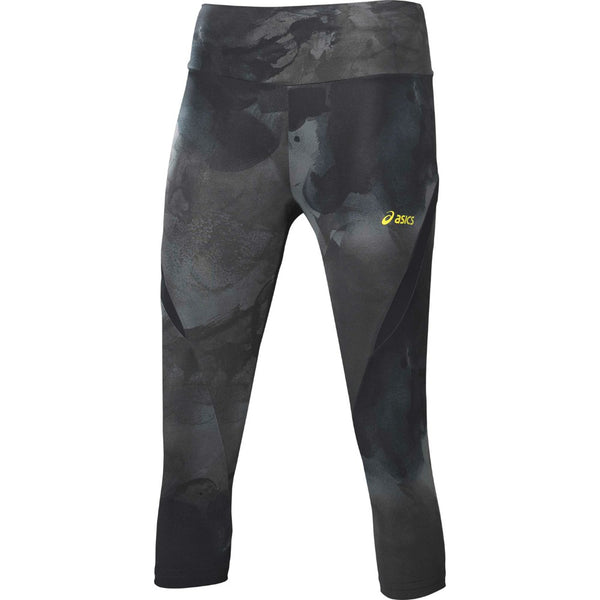 ASICS WOMENS 3/4 TIGHT PERFORMANCE BLACK