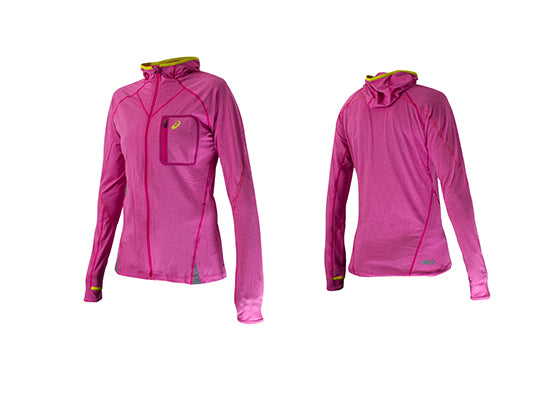ASICS WOMENS FUJI MIDLAYER HOODED TOP