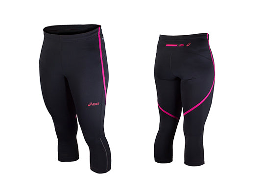 ASICS ADRENALINE KNEETIGHT BLACK/MAGENTA