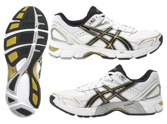 ASICS 180TR 2E LEATHER WHITE BLACK GOLD – The Sport Shop New Zealand