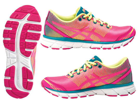 ASICS GIRL GEL LYTE33 2 RUN SHOE PINK/YE