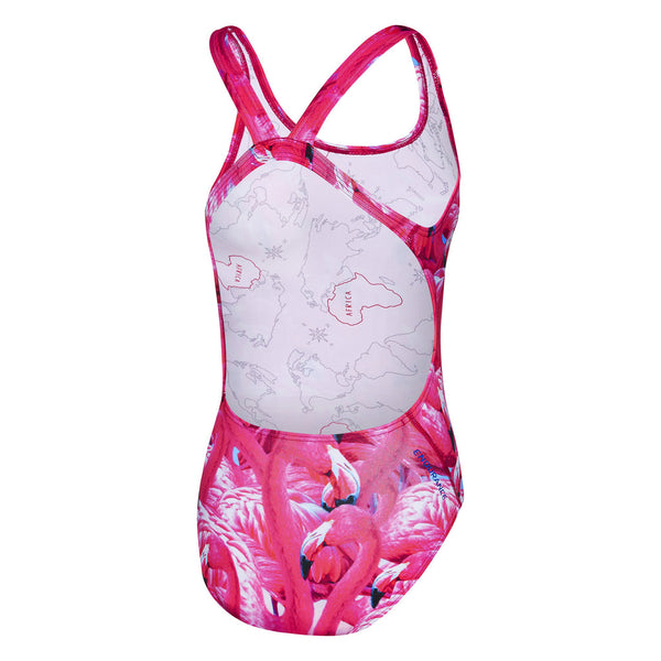 SPEEDO GIRLS CANDY FLAMINGOS LEADERBACK