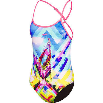 SPEEDO GIRLS COSMIC GIRAFFE V BACK 1 PCE