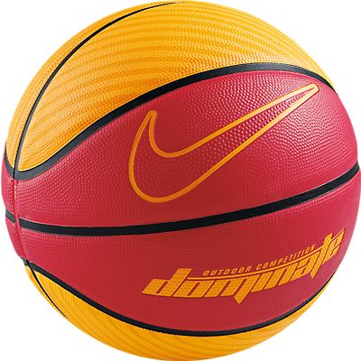 NIKE DOMINATE SIZE 7 BASKETBALL RED/YELL