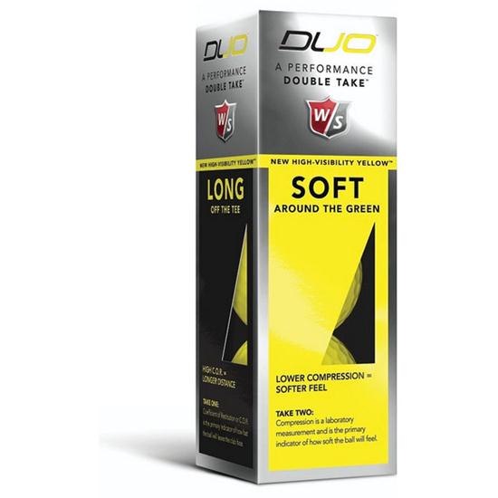 WILSON STAFF YELLOW DUO 3 BALL SLEEVE