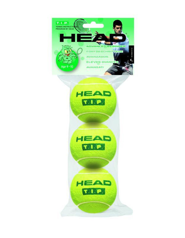 HEAD NOVAK 23" TENNIS RACQUET AND BALLS
