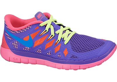 NIKE GIRLS FREE 5.0 RUNNING SHOE