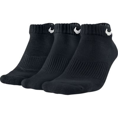 NIKE 3 PACK CUSHION LOW CUT SOCKS