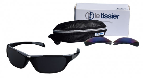 LE TISSIER SPORTS SUNGLASSES ROMA BLACK