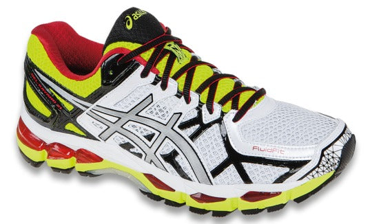 ASICS MENS KAYANO 21 WHITE LIGHTNING