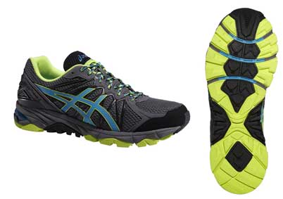 ASICS MEN FUJI TRABUCO 3 CHARCOAL ATOMIC